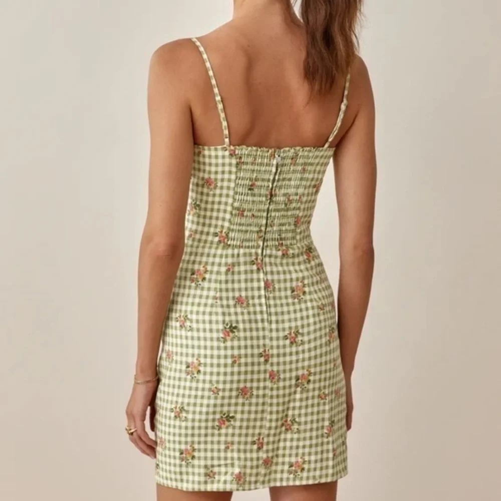 SALE✨Reformation Roarke Linen Dress in Patio *NEW* - Picture 3 of 6